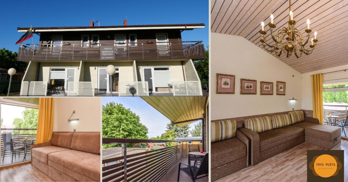 Apartamentai Trys Pusys Šventoji 외부 사진