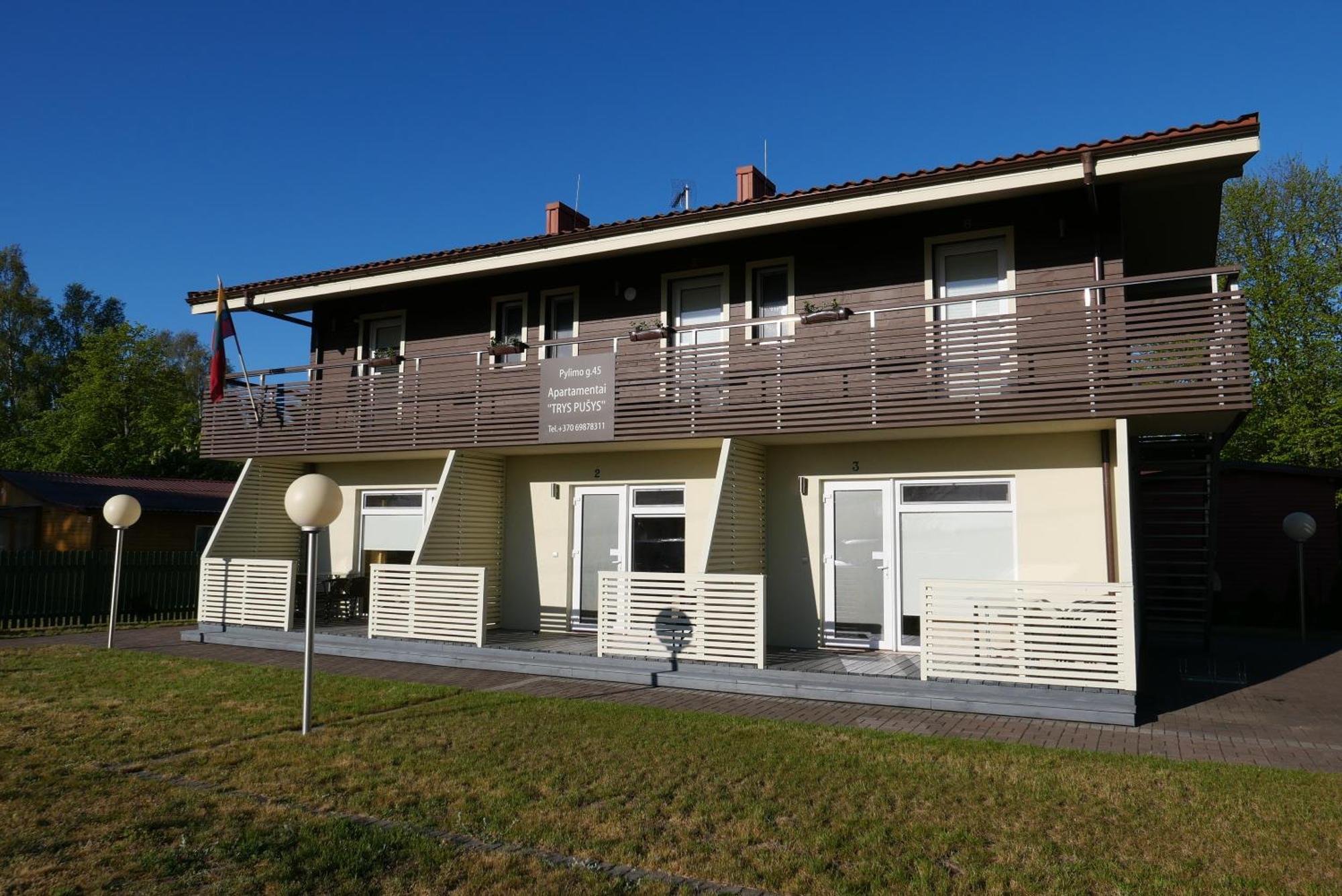 Apartamentai Trys Pusys Šventoji 외부 사진