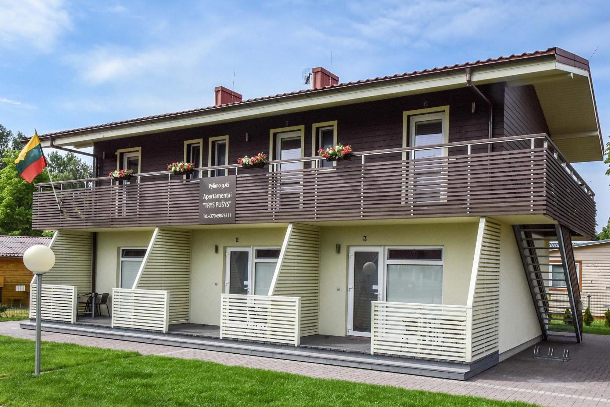 Apartamentai Trys Pusys Šventoji 외부 사진